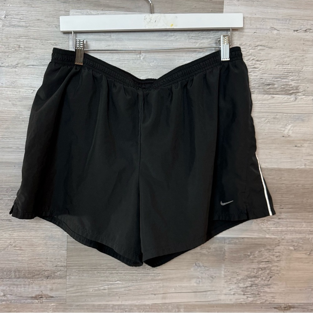 Nike Men’s Dri-FIT Running Shorts - Black w/ Reflective Stripe - Size XL